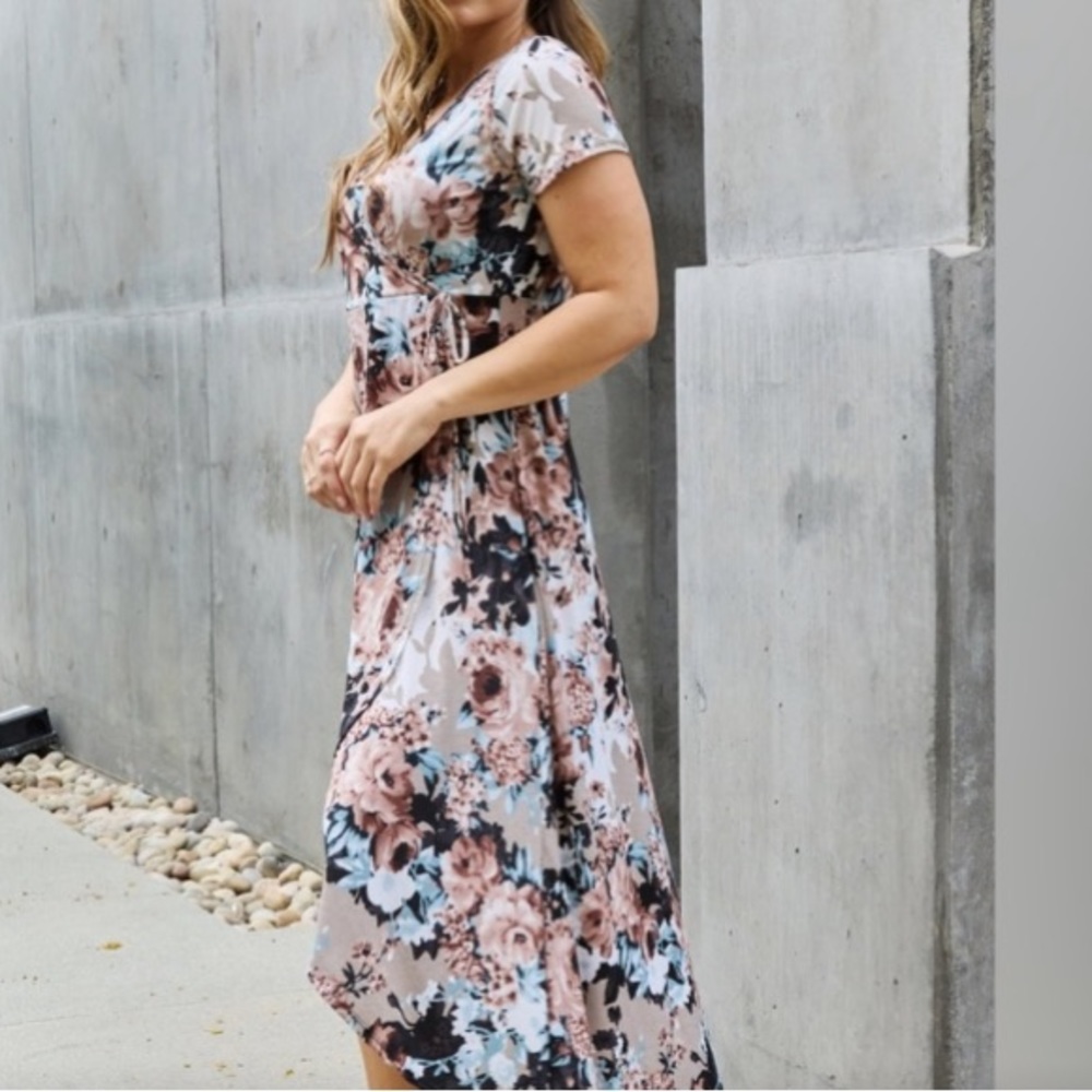 Heimish Give Me Roses Floral Maxi Wrap Dress - Picture 8 of 8